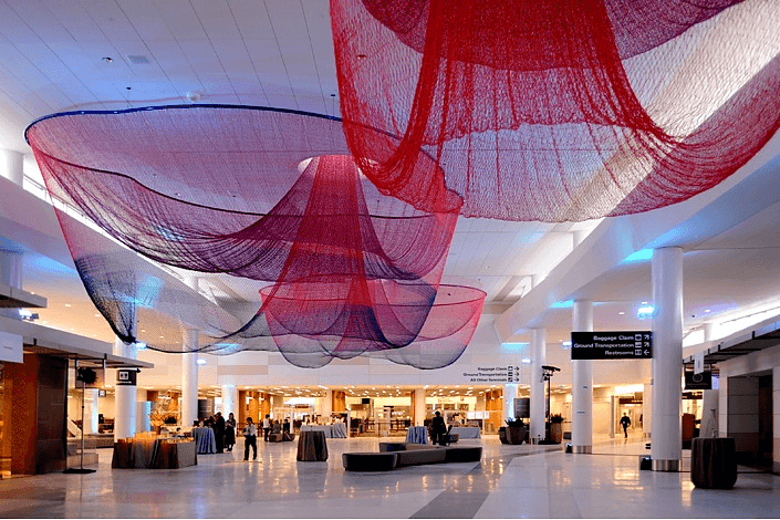 San Francisco Airport Terminal 2 Boarding Area D