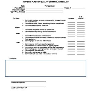 GYPSUM-PLASTER-QUALITY-CONTROL-CHECKLIST- The Raymond Group